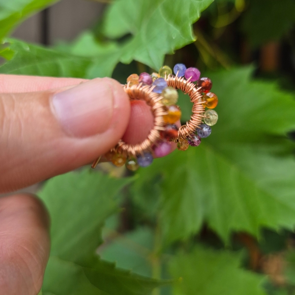 Rosegull Hoops, mangefarget