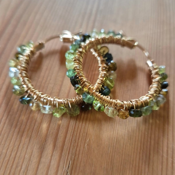 Grønne Hoops (33mm)