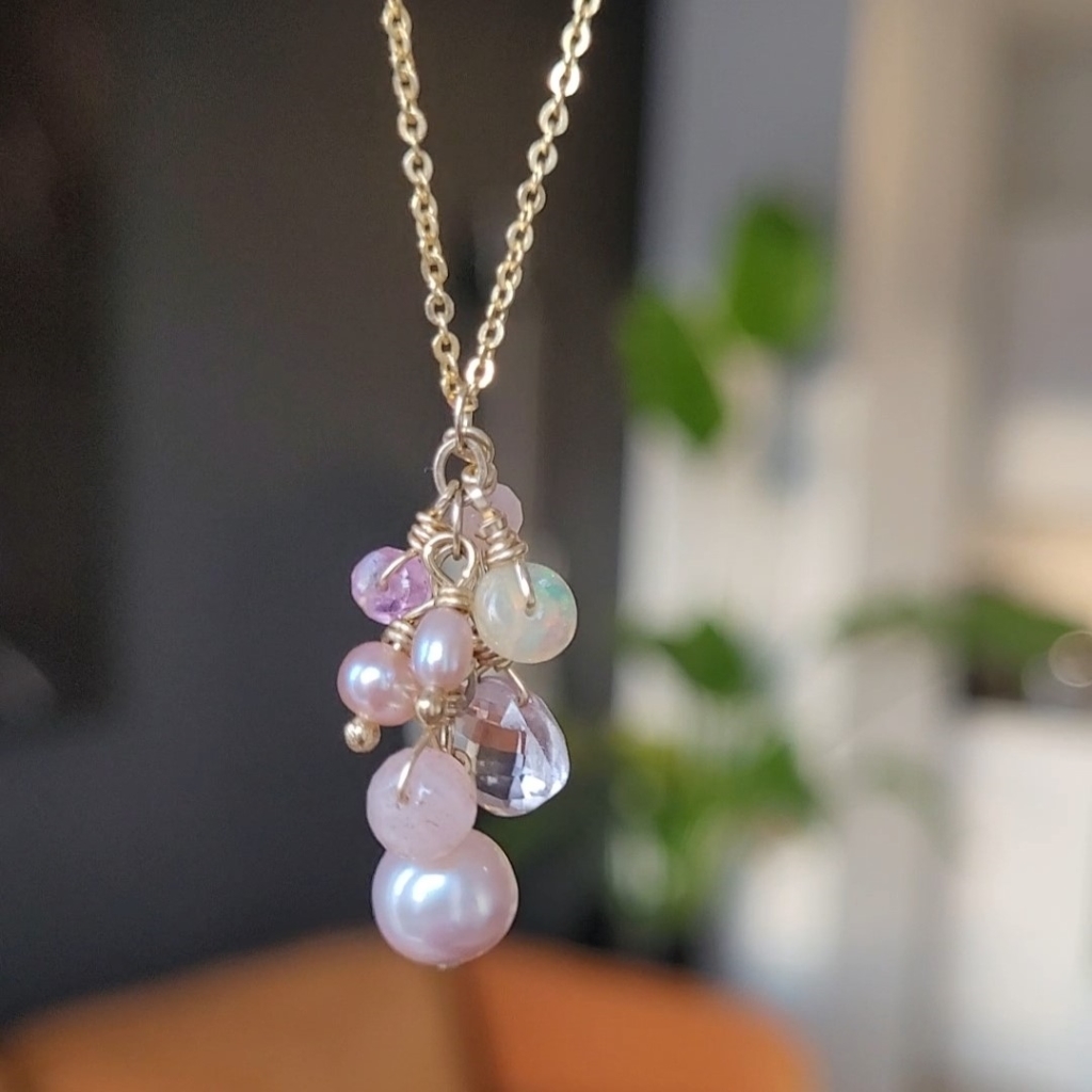 Perle & Edelstein Dryss halssmykke