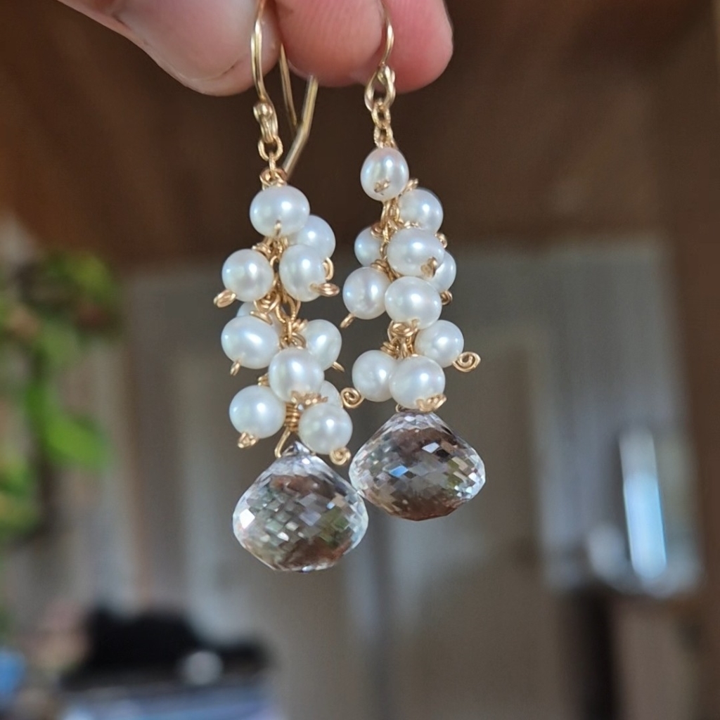 Perler & Bergkrystall - Dråpe Dryss